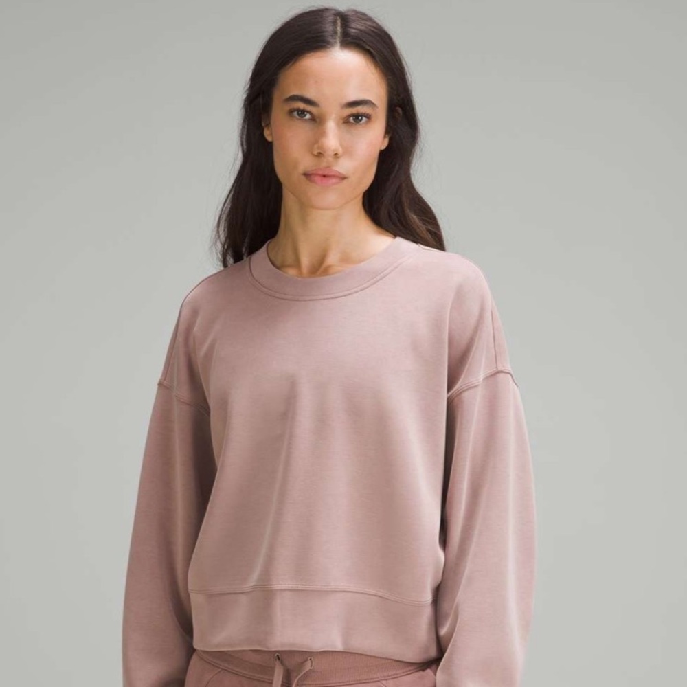 Lululemon Softstreme Oversized Crew in Twilight Rose